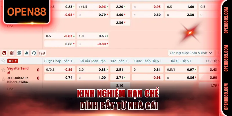 Kinh nghiệm hạn chế dính bẫy từ nhà cái